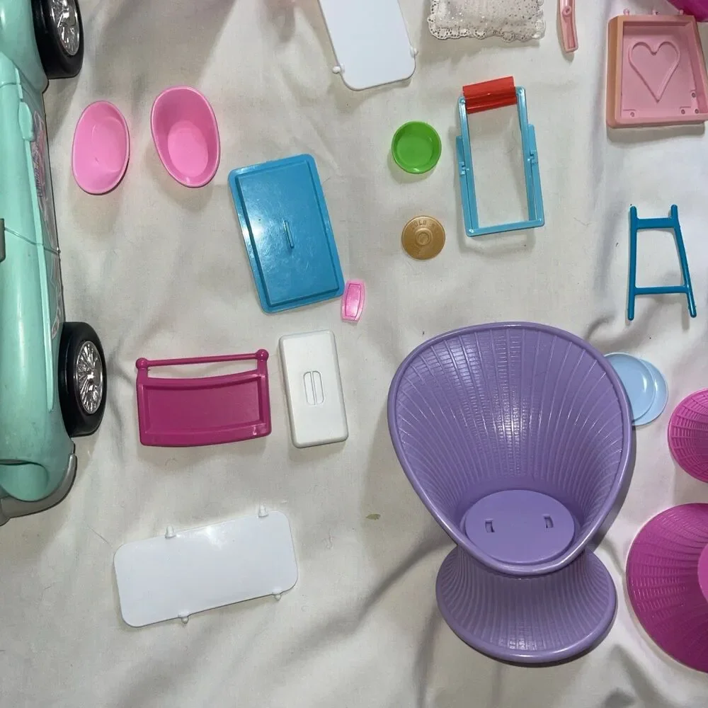 VTG Barbie Playsets 1990s 80s Car Arco Dinner For Two Dance Magic Sweet Roses